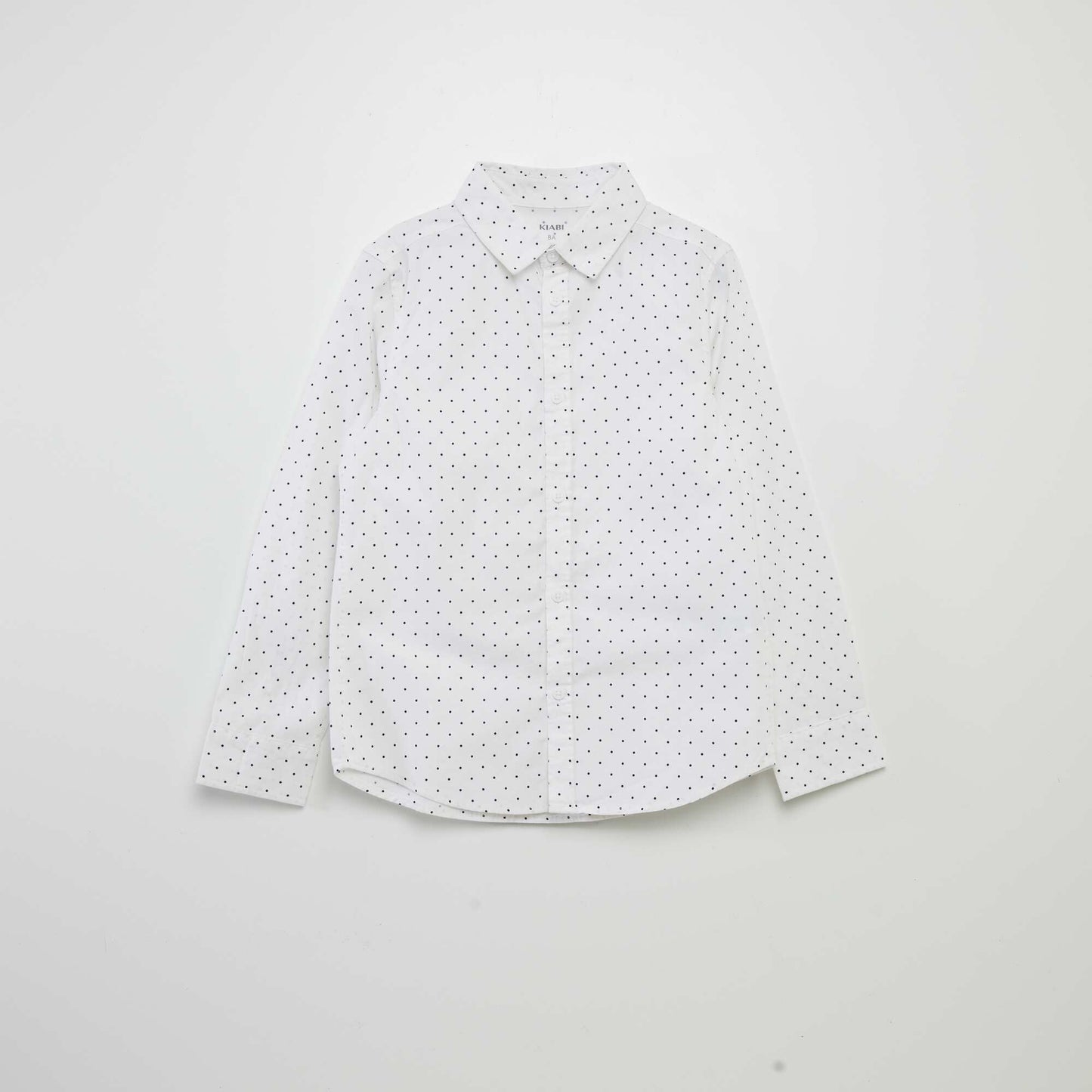 Camisa de popelina estampada BLANCO