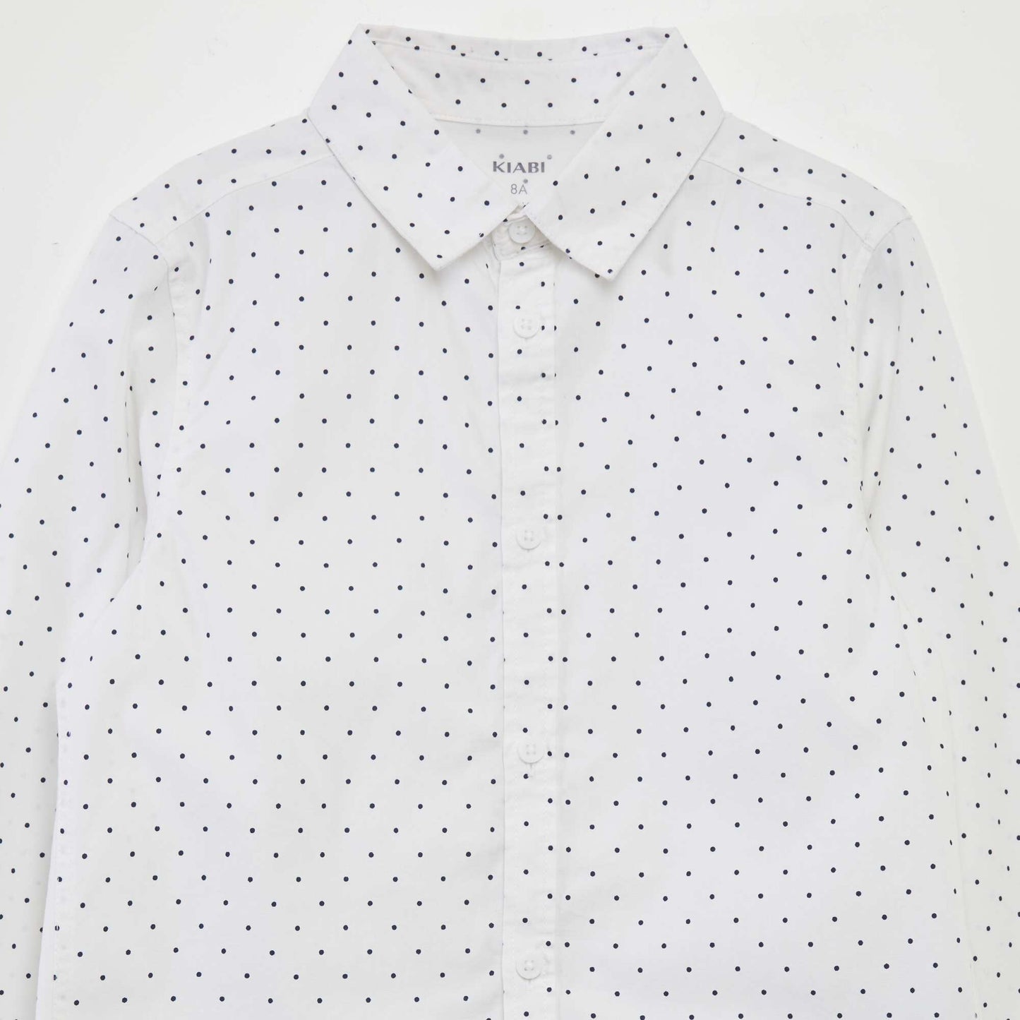 Camisa de popelina estampada BLANCO