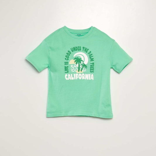 Camiseta estampada VERDE