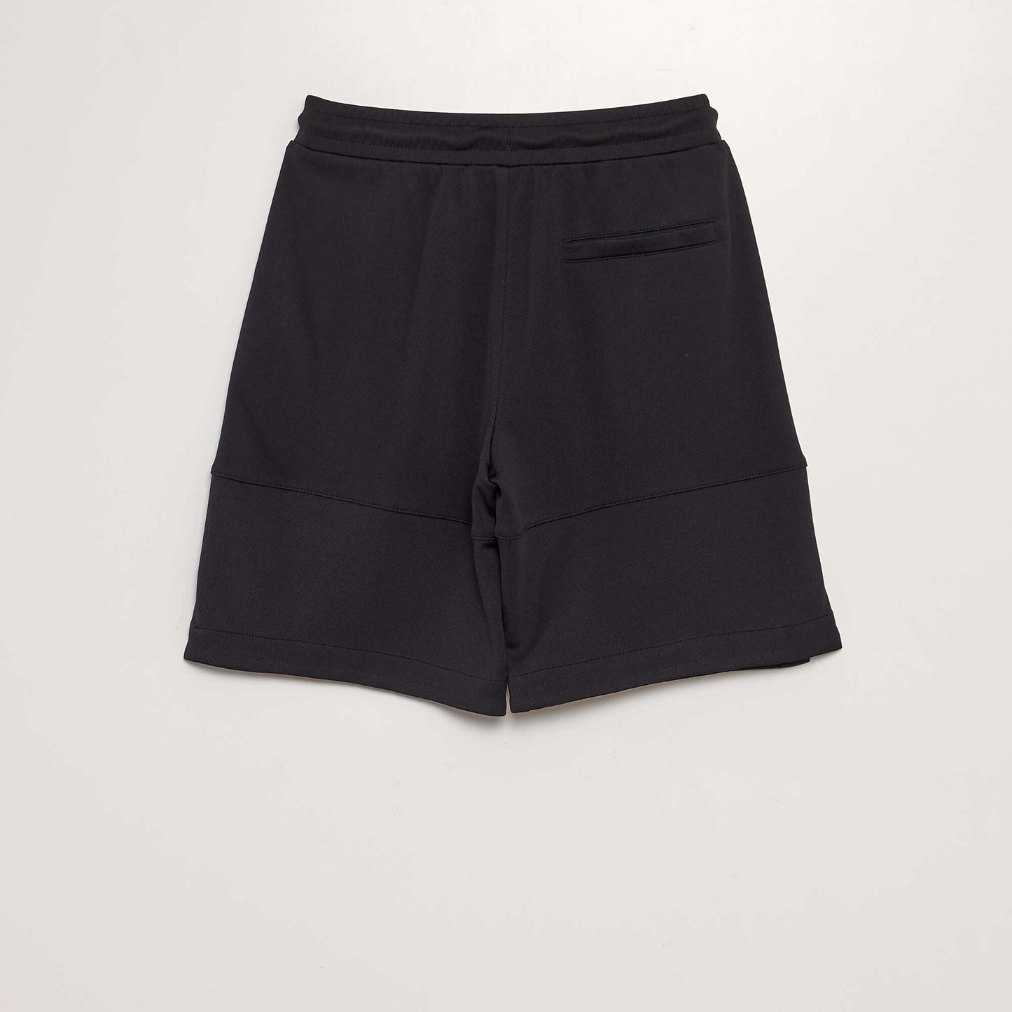 Short bermuda de chándal politricot NEGRO