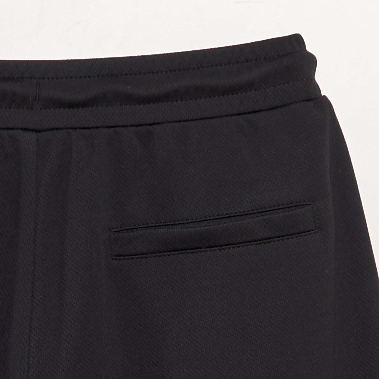 Short bermuda de chándal politricot NEGRO