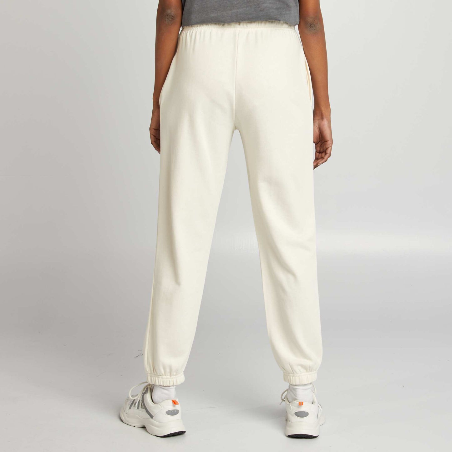 Pantalón de jogging liso fino BEIGE