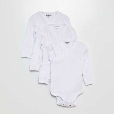Pack de 3 bodies evolutivos BLANCO