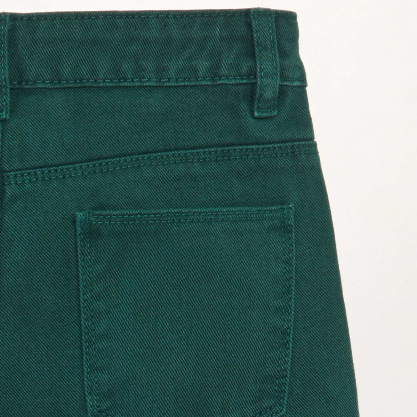 Jean wide leg de tiro alto VERDE