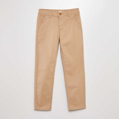 Pantalón chino slim BEIGE