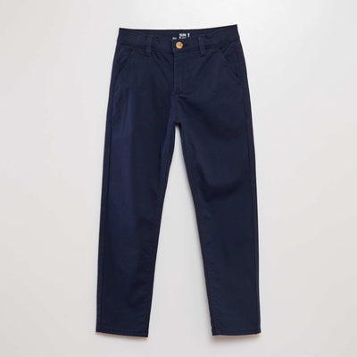 Pantalón chino slim azul
