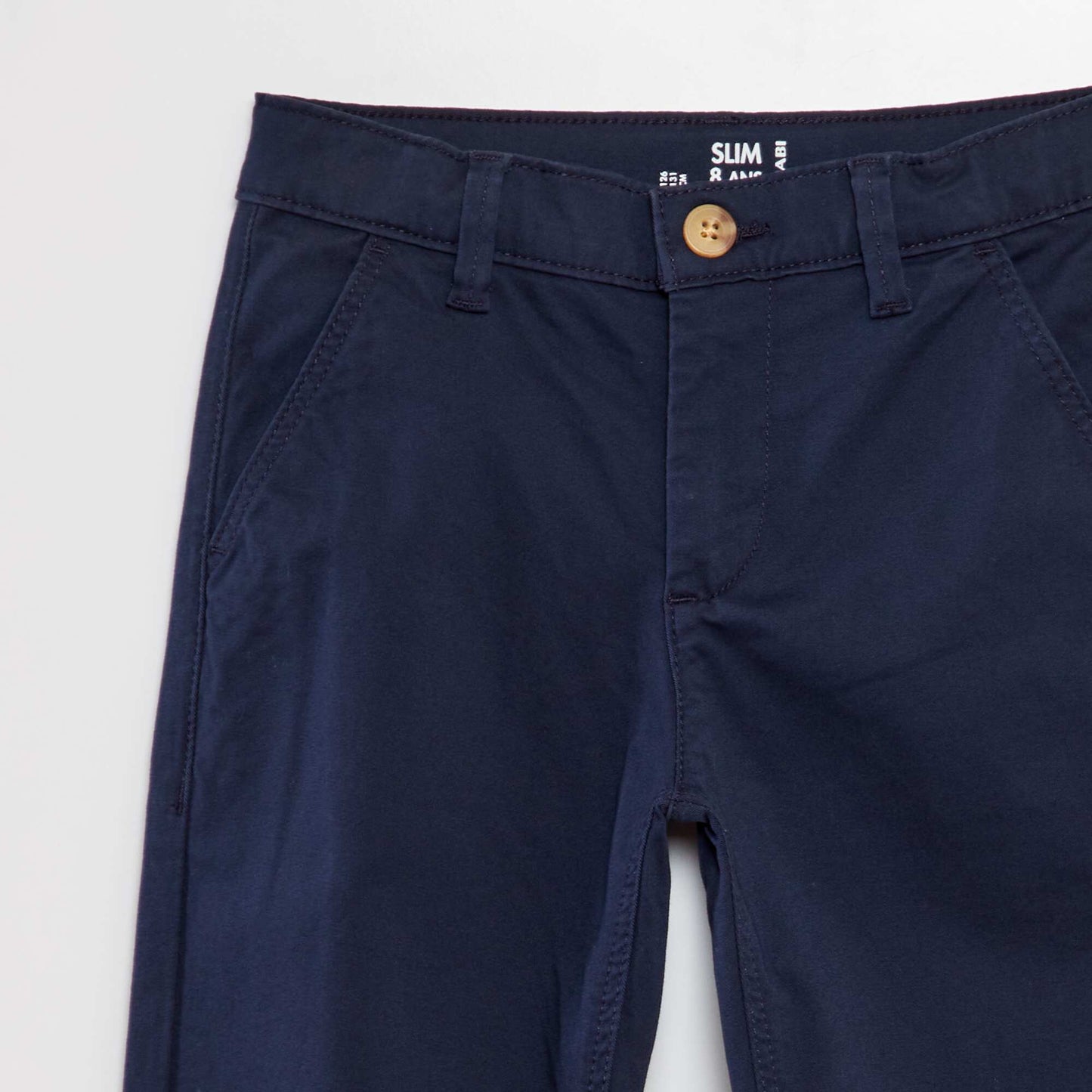 Pantalón chino slim azul