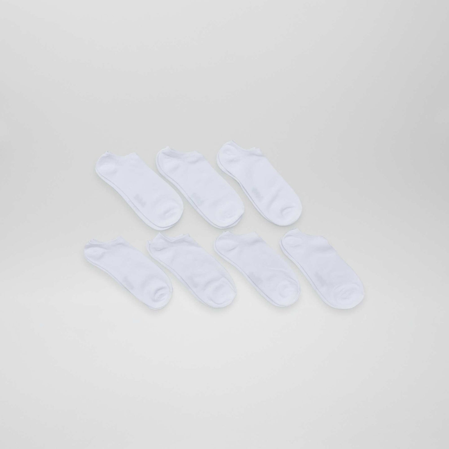 Pack de 4 pares de medias invisibles BLANCO