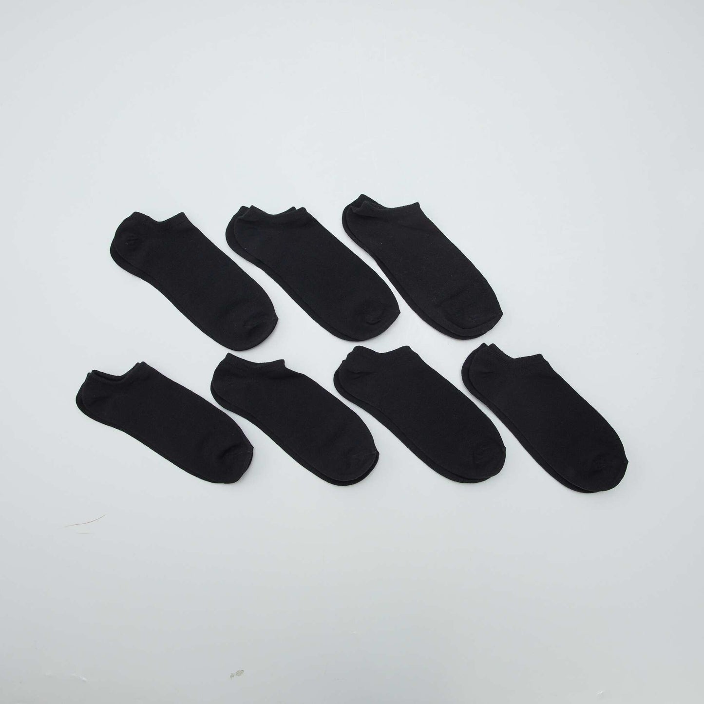 Pack de 4 pares de medias invisibles NEGRO