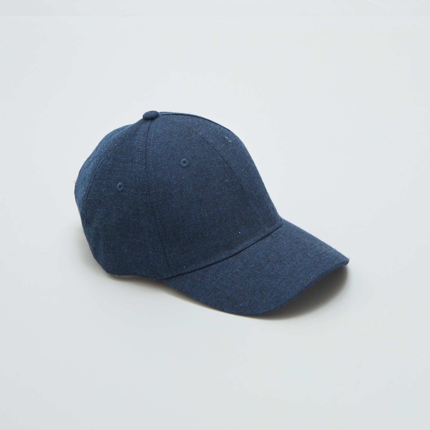 Gorra estilo baseball efecto lino AZUL