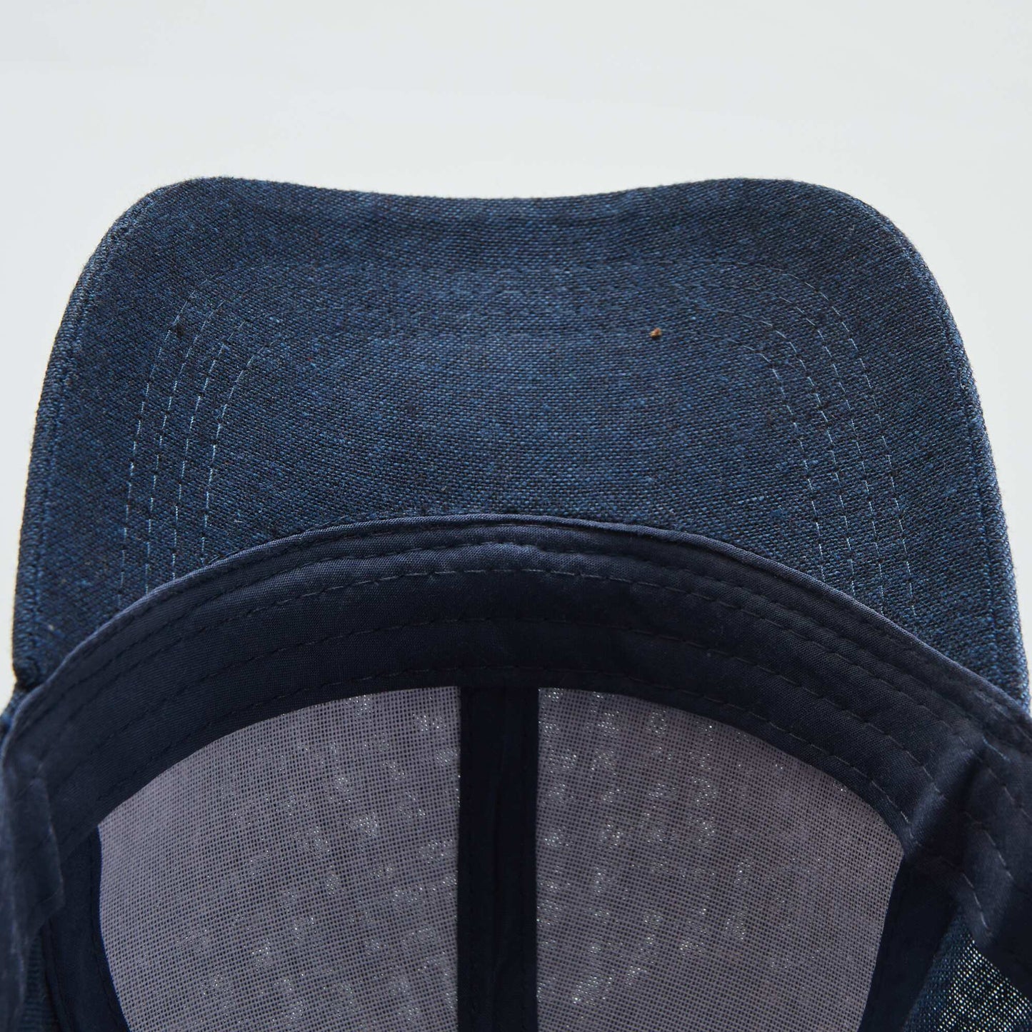 Gorra estilo baseball efecto lino AZUL