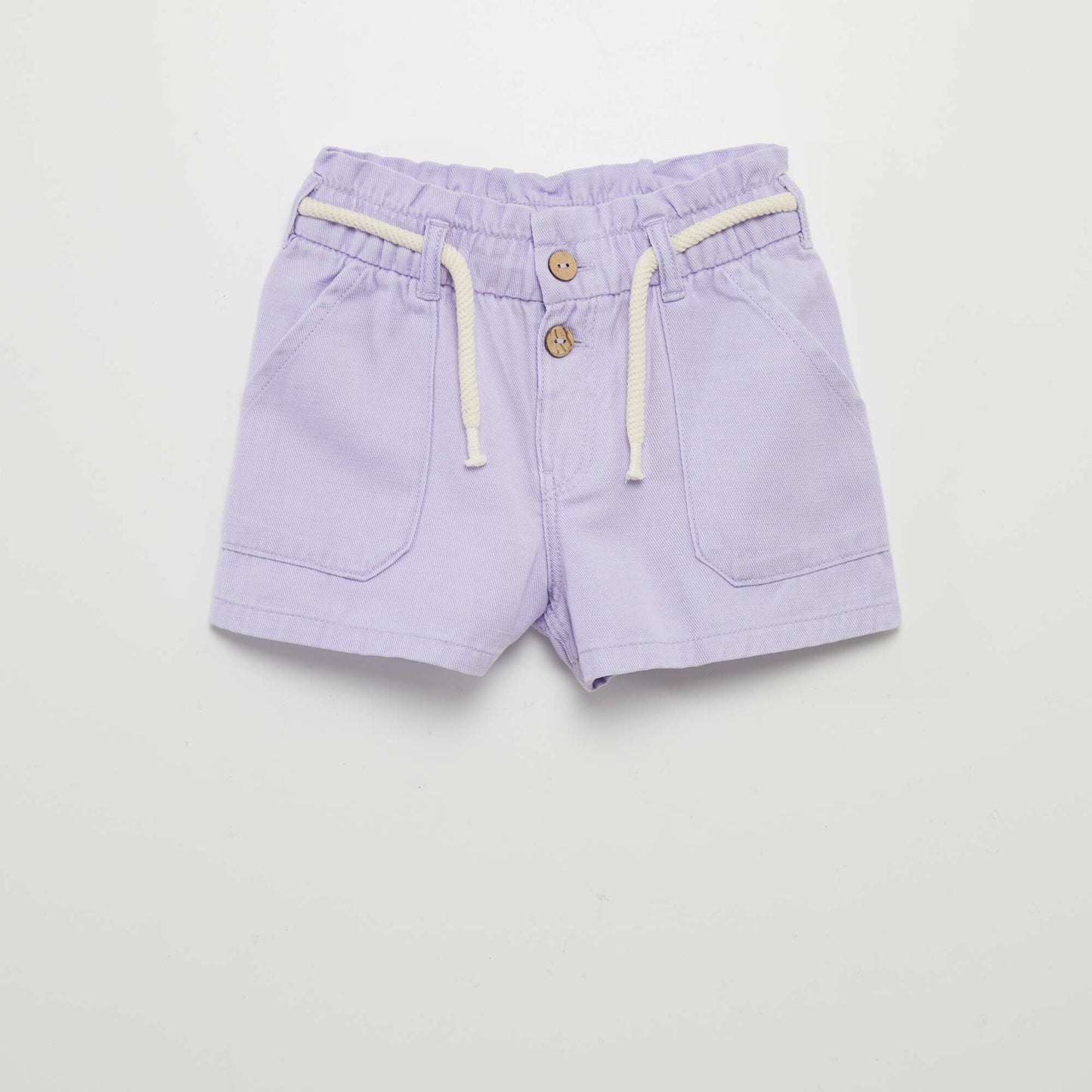 Short con cinturón de cuerda PURPURA