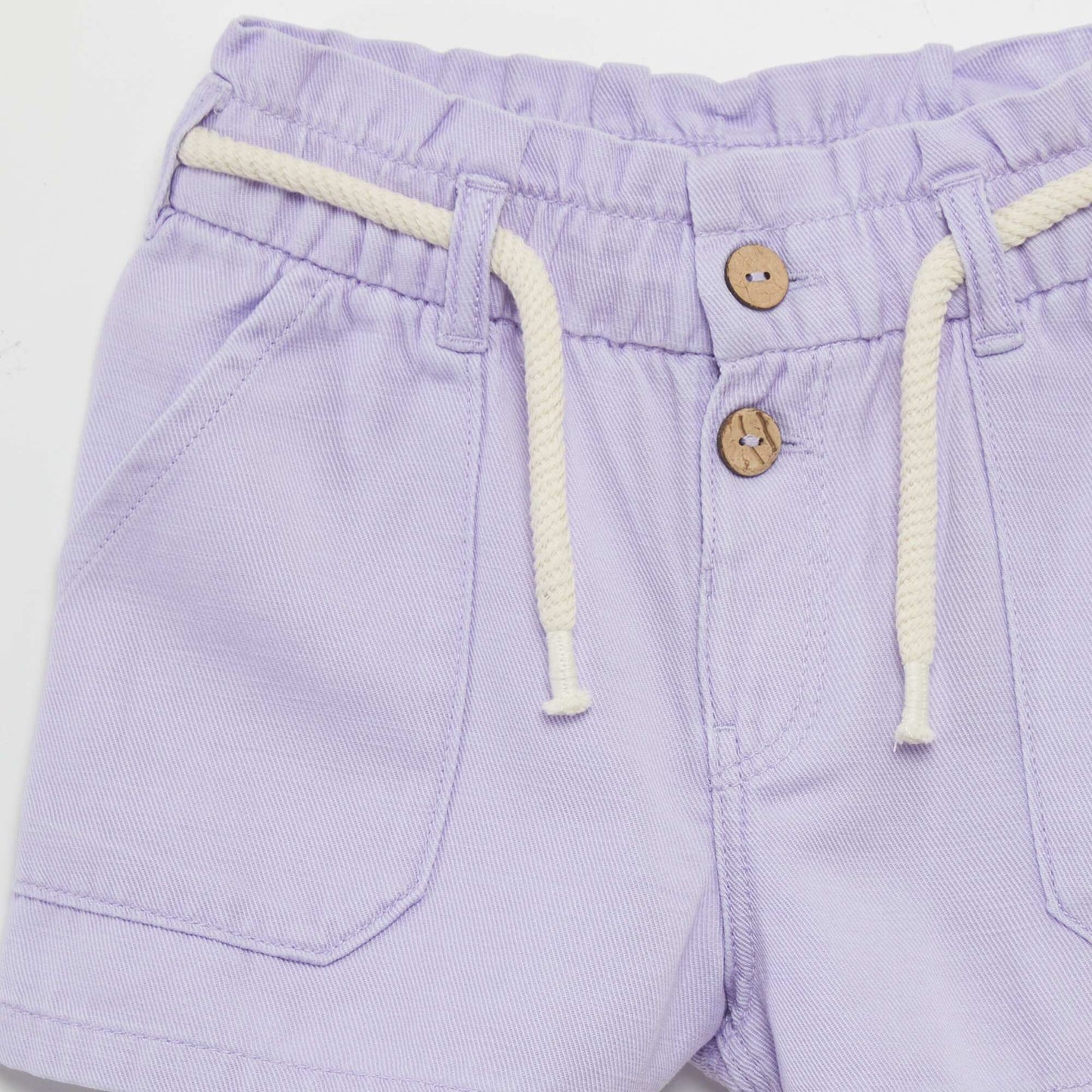 Short con cinturón de cuerda PURPURA