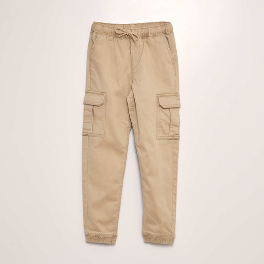 Pantalón multibolsillos BEIGE