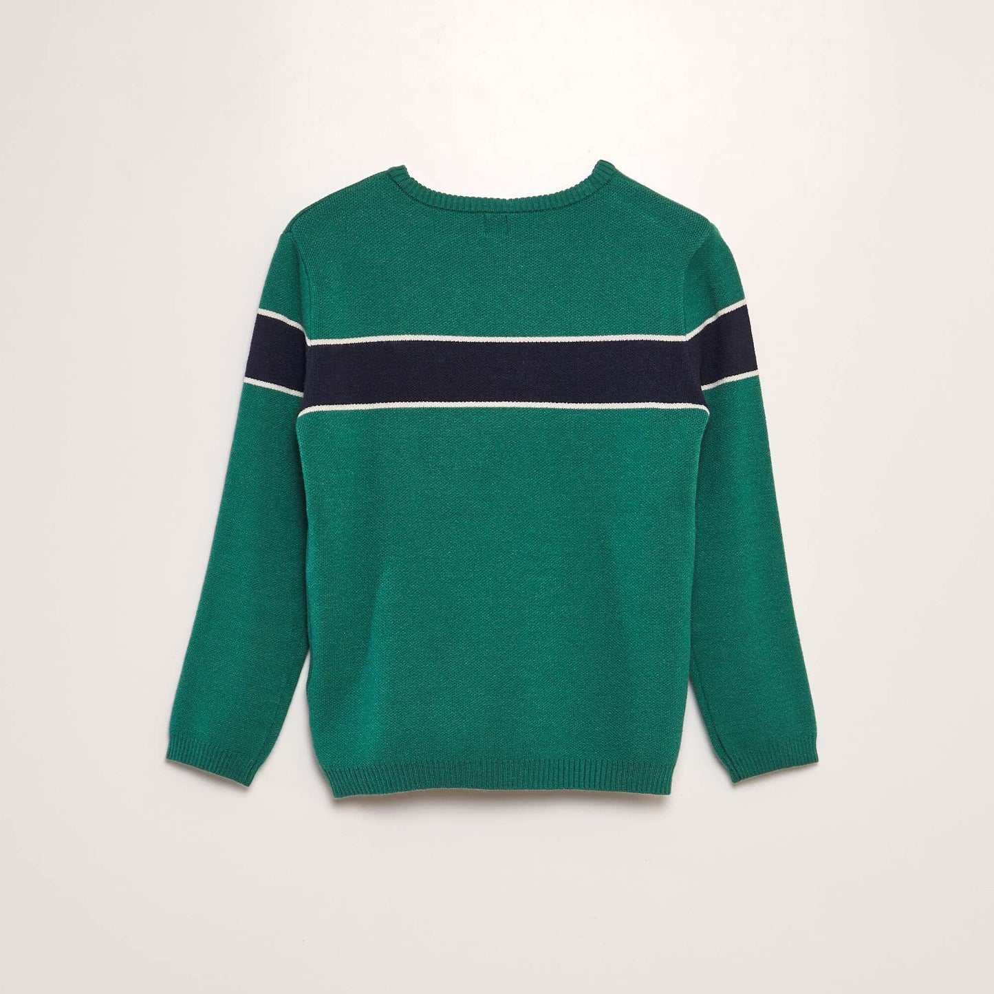 Sweater con cuello redondo VERDE