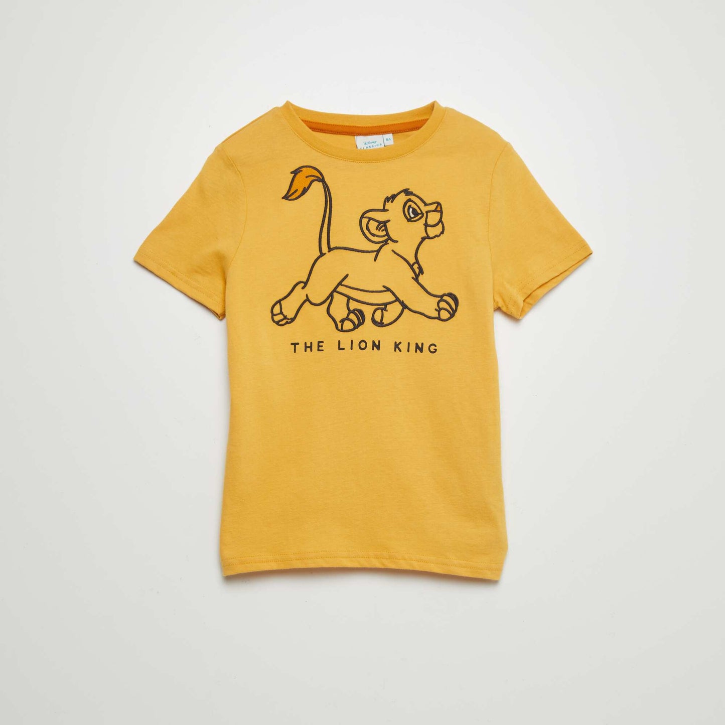 Camiseta de manga corta 'El rey león' AMARILLO