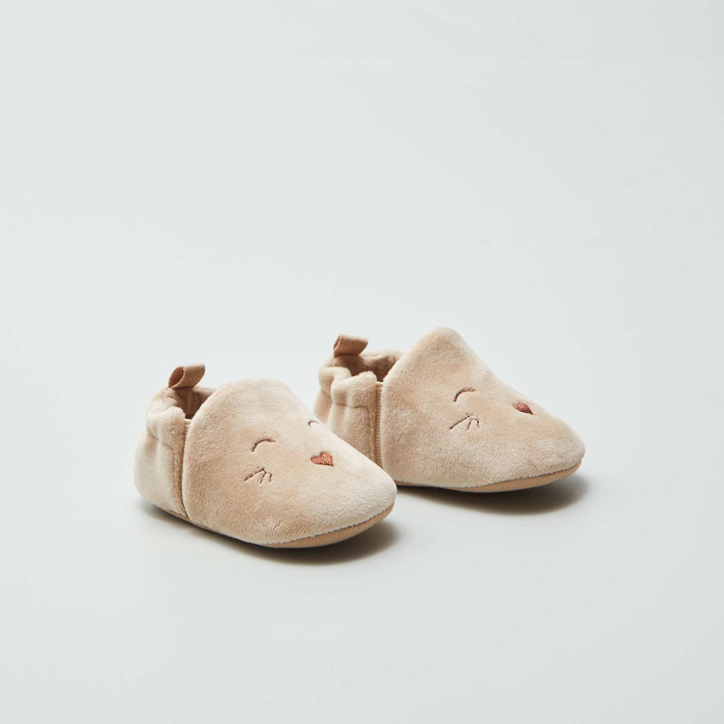 Zapatillas de casa de terciopelo BLANCO