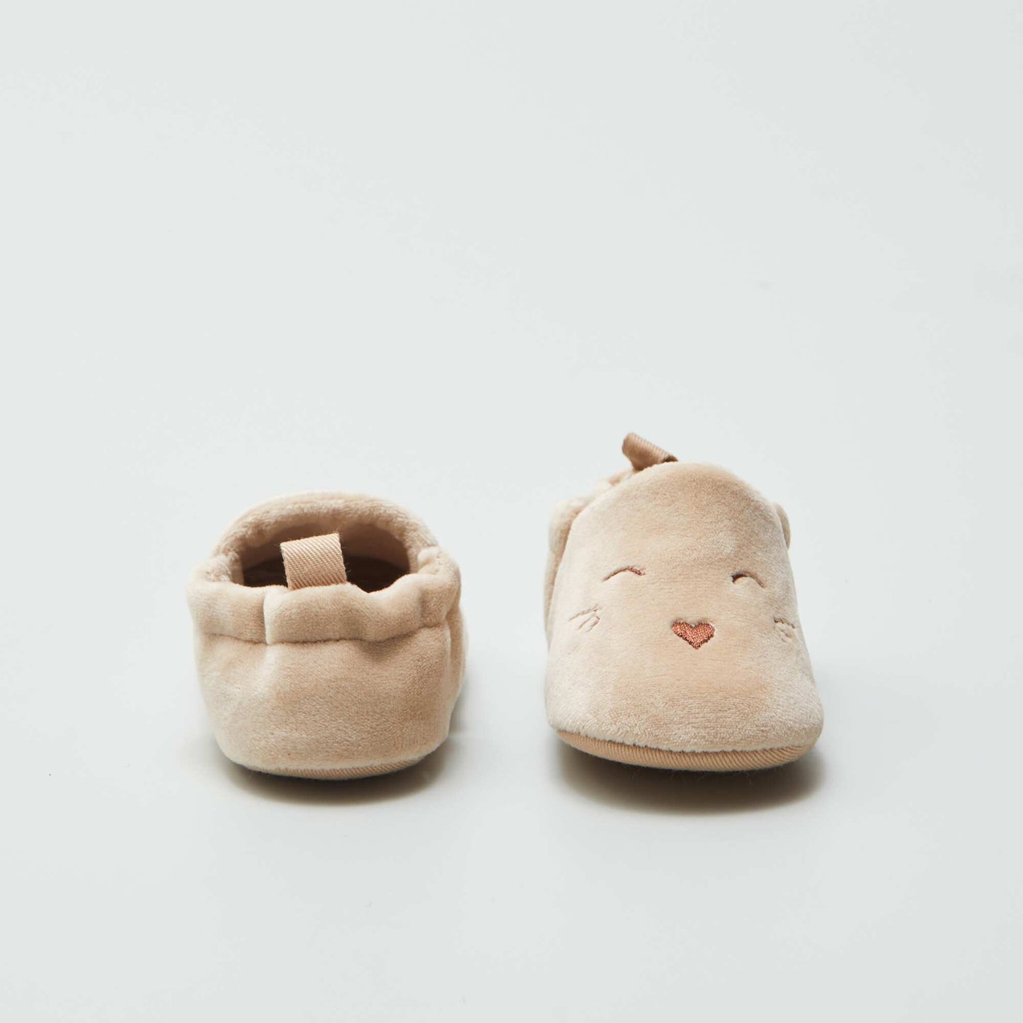 Zapatillas de casa de terciopelo BLANCO