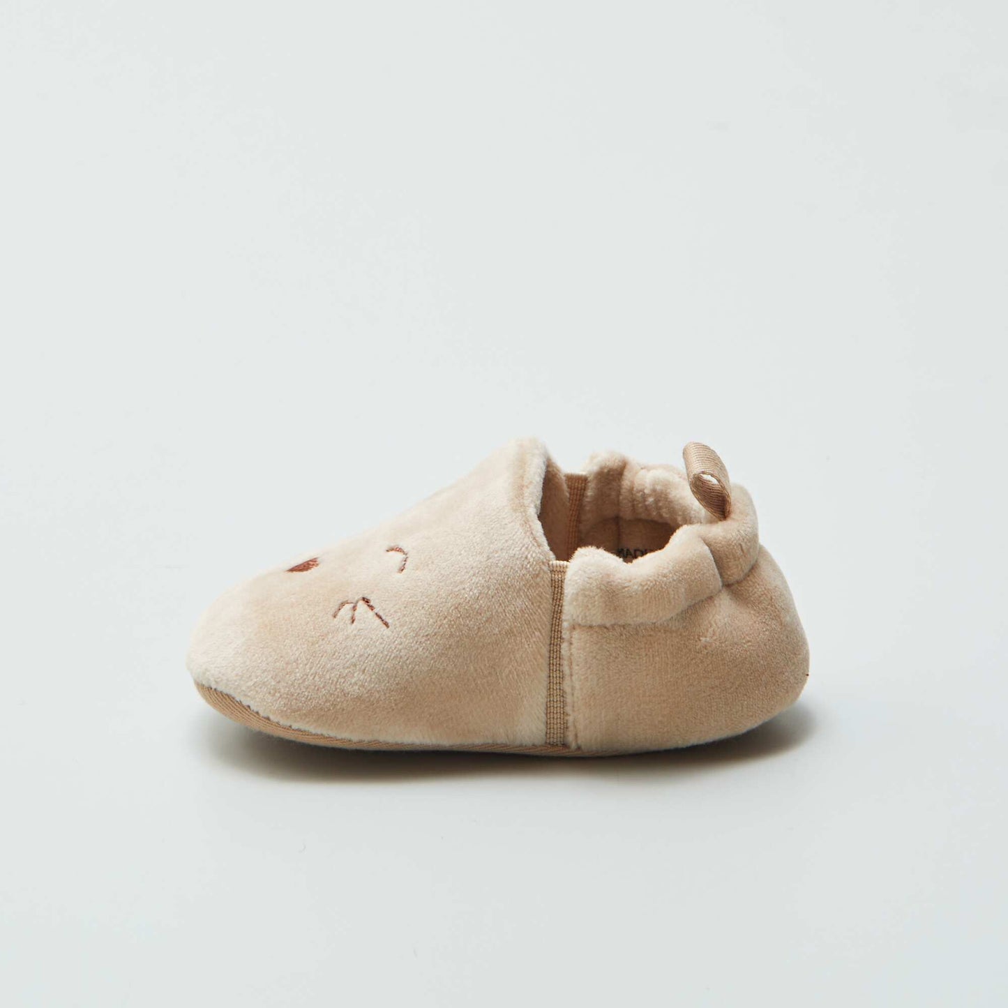 Zapatillas de casa de terciopelo BLANCO