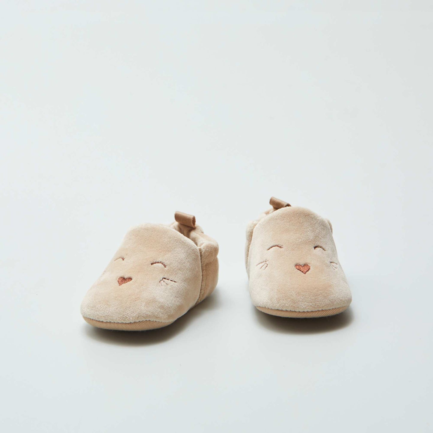 Zapatillas de casa de terciopelo BLANCO
