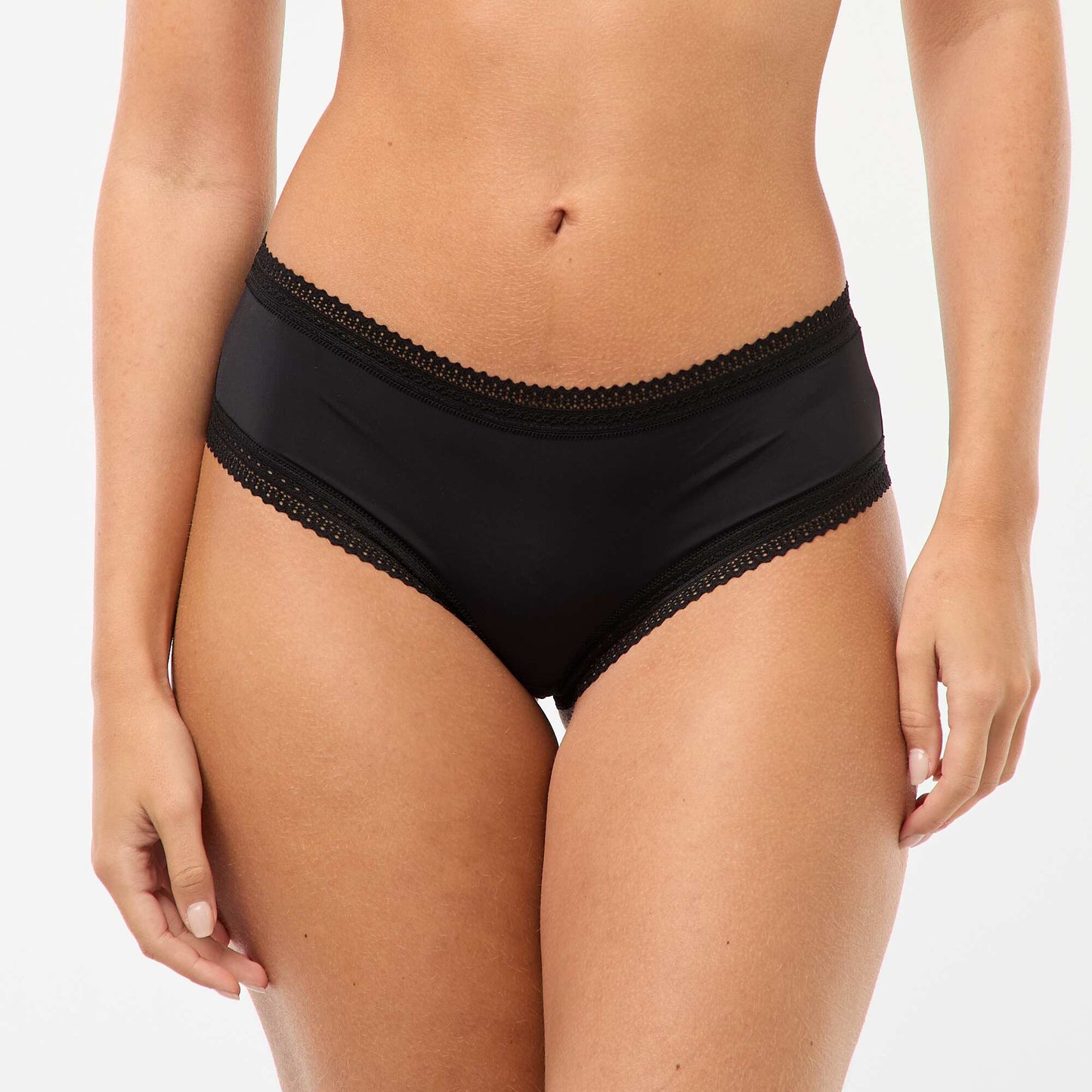Pack de 3 shortys en microfibra estampada NEGRO