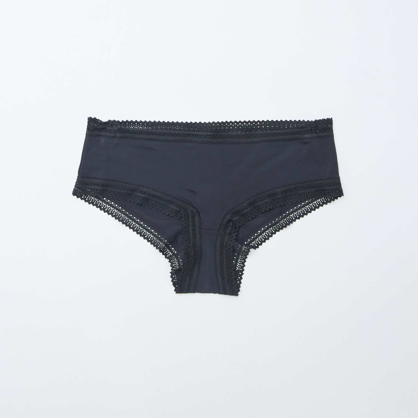 Pack de 3 shortys en microfibra estampada NEGRO