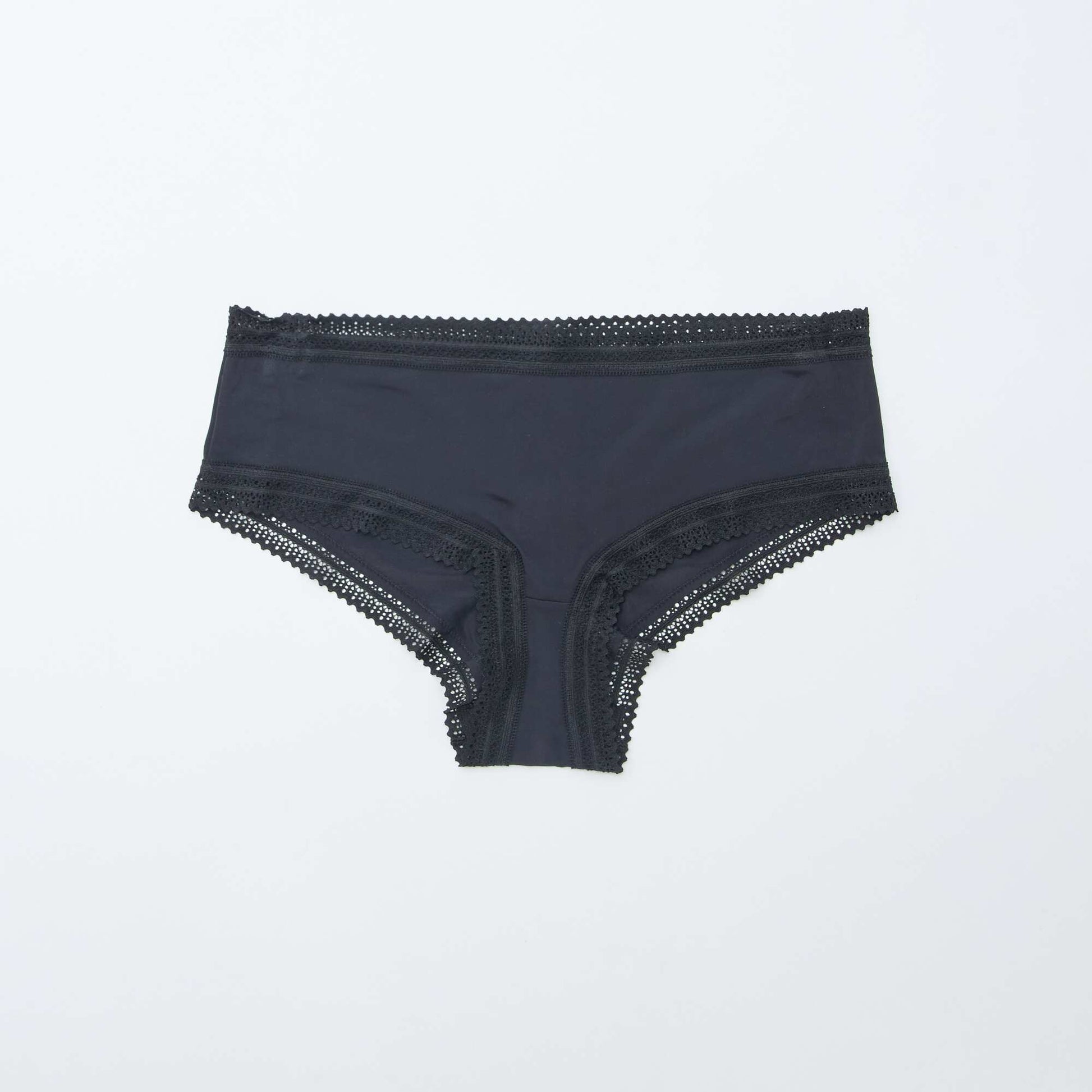 Pack de 3 shortys en microfibra estampada NEGRO