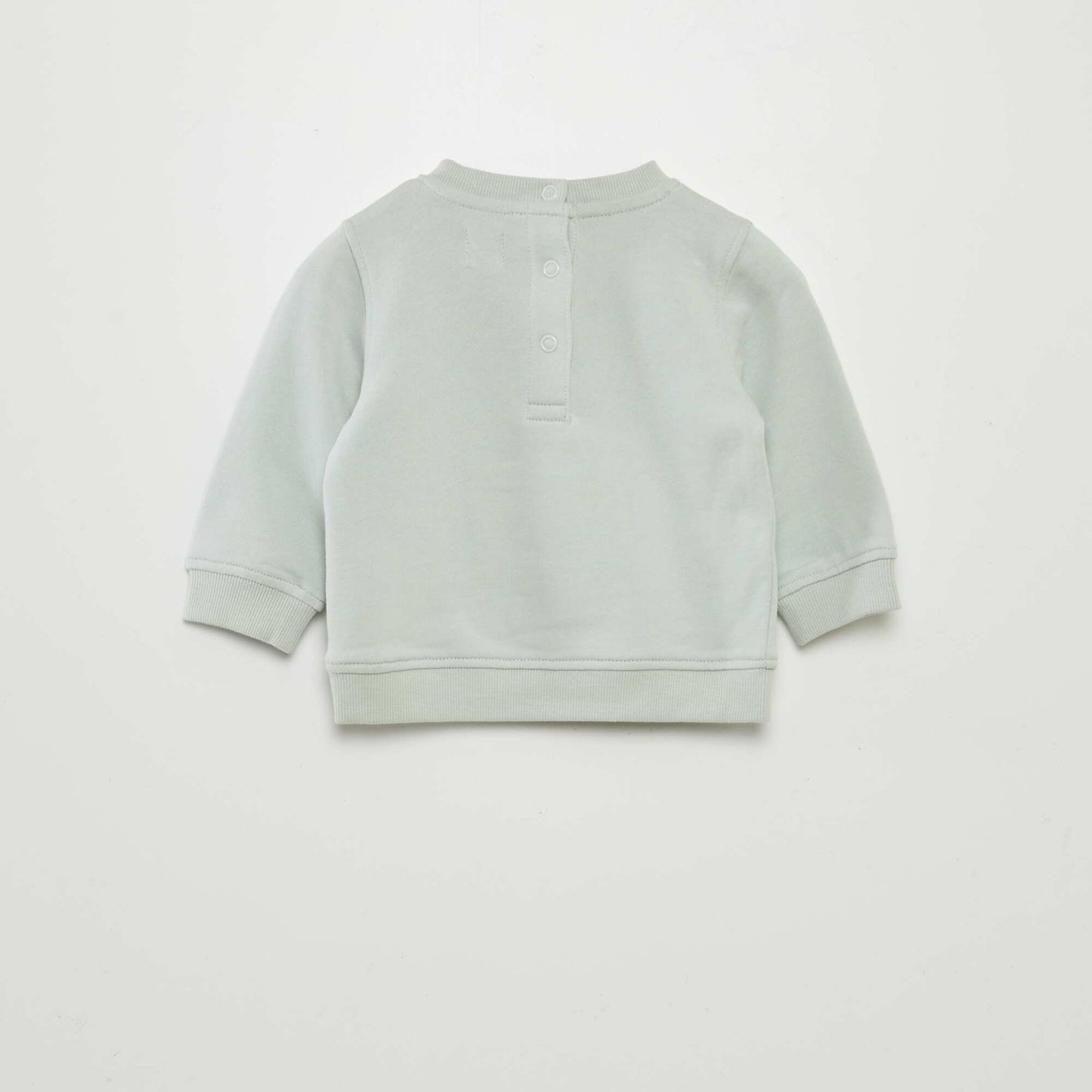 Buzo de chándal fina con estampado VERDE