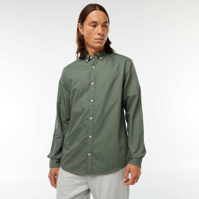 Camisa oxford regular fit VERDE