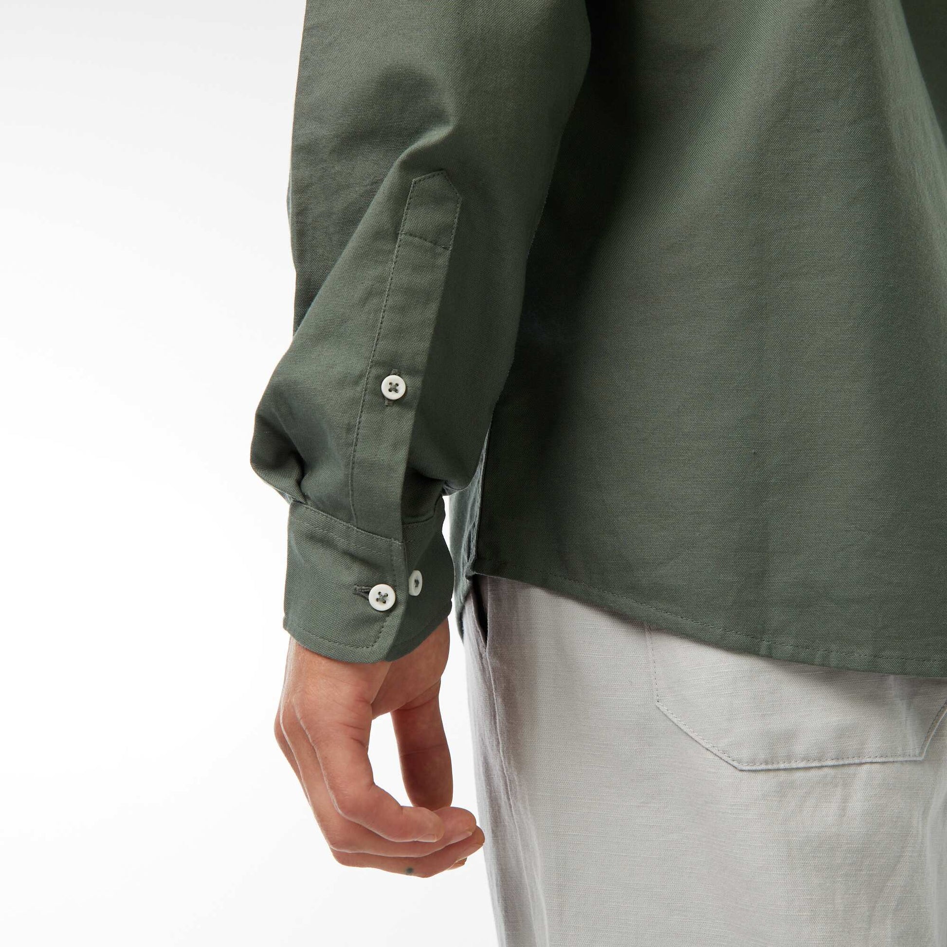 Camisa oxford regular fit VERDE