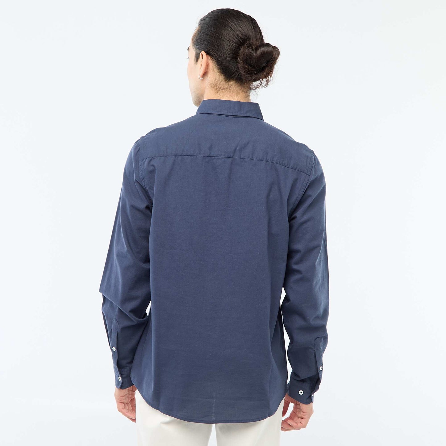 Camisa oxford regular fit AZUL