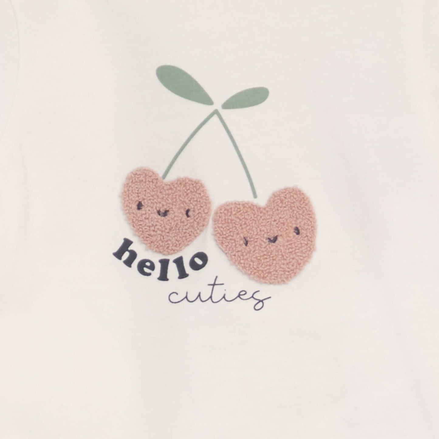 Camiseta estampada con relieve BLANCO