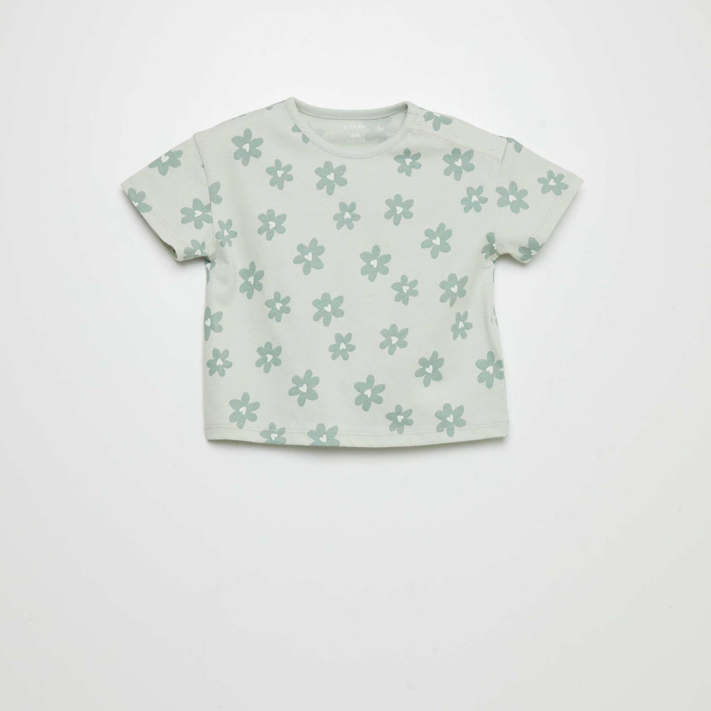 Camiseta estampada oversize VERDE