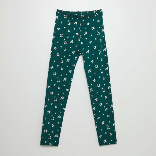 Legging largo estampado VERDE