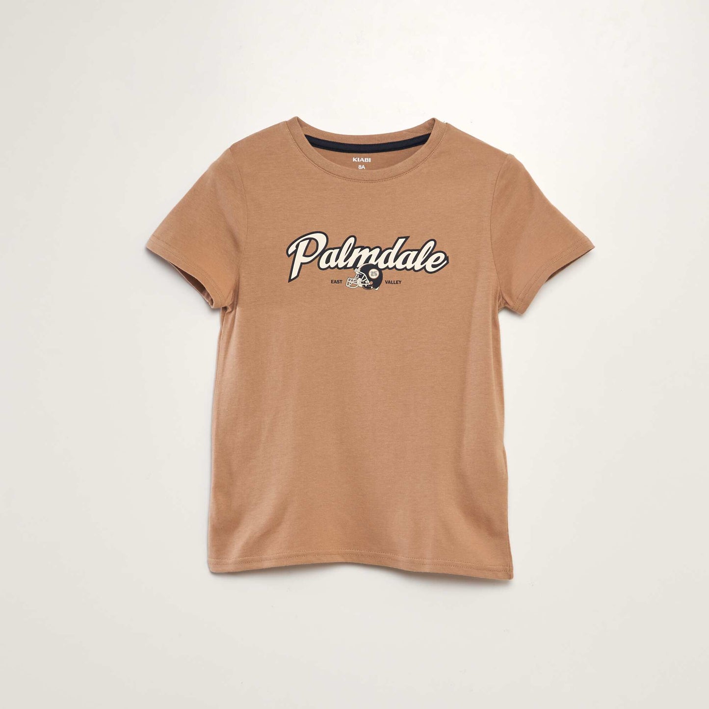 Camiseta de punto estampada MARRON