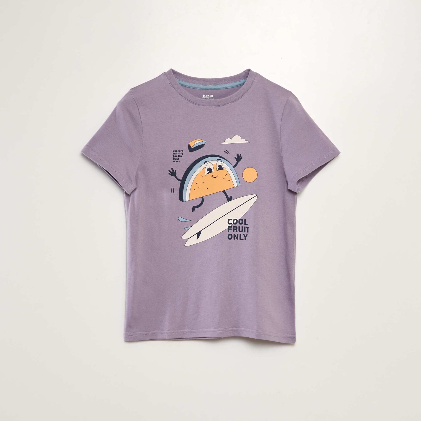 Camiseta de punto estampada PURPURA