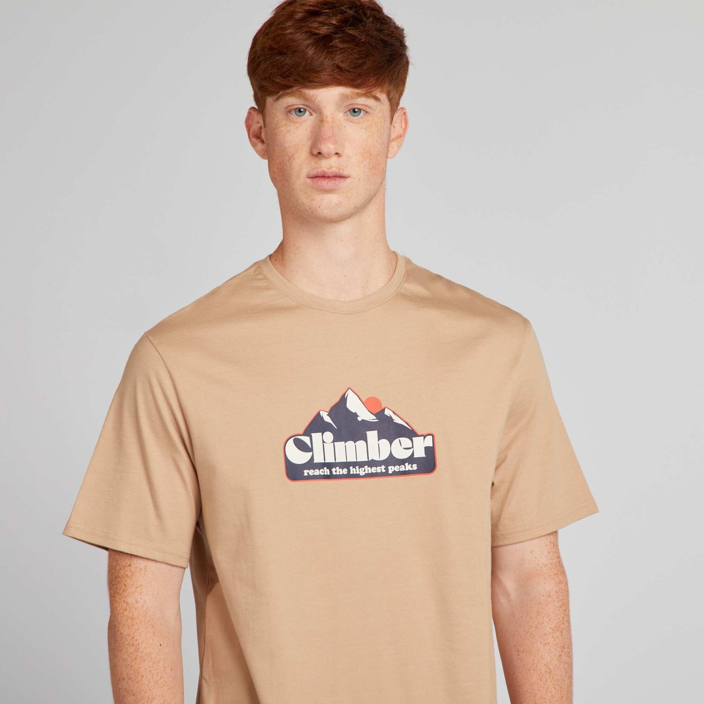 Camiseta estampada BEIGE