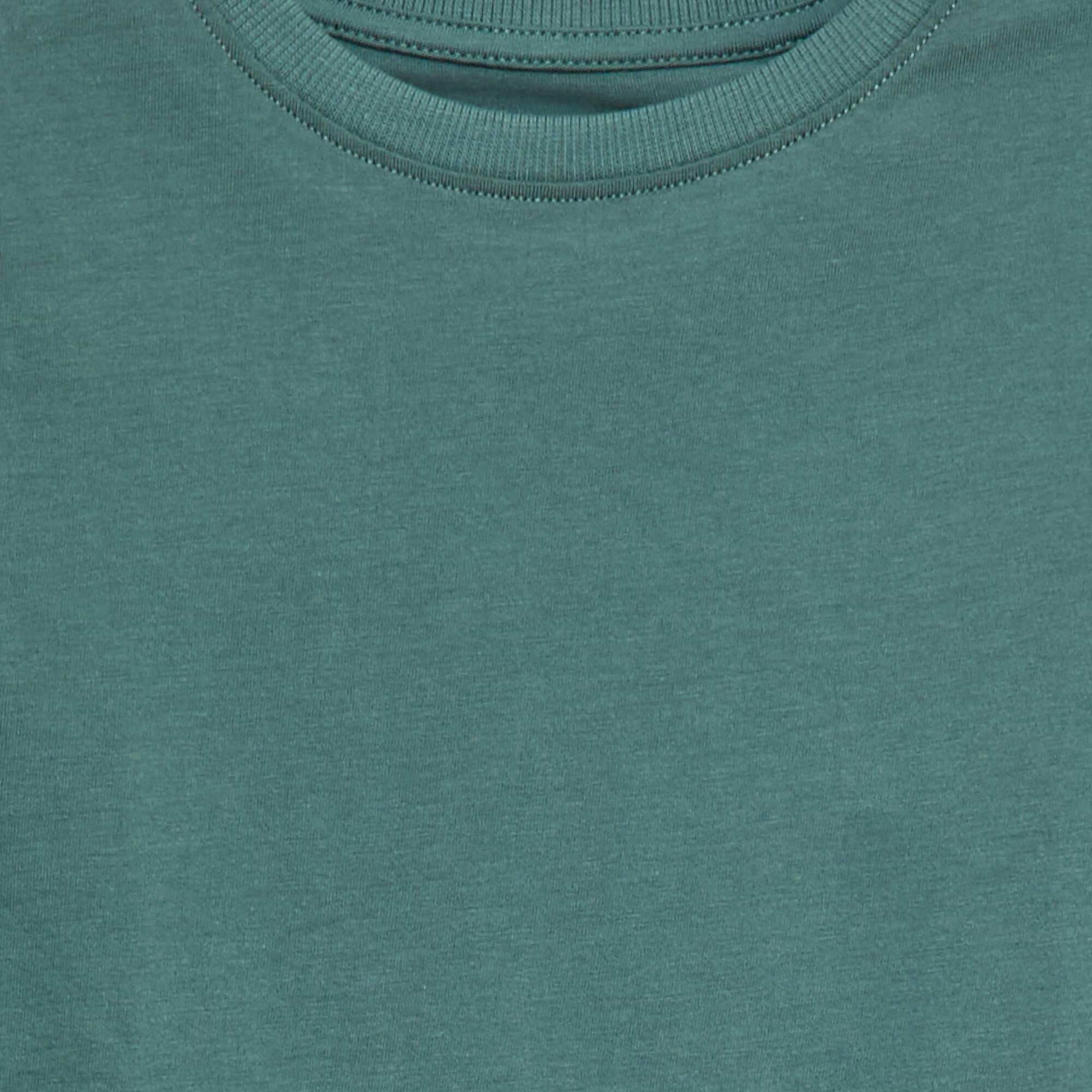 Camiseta básica de manga larga VERDE