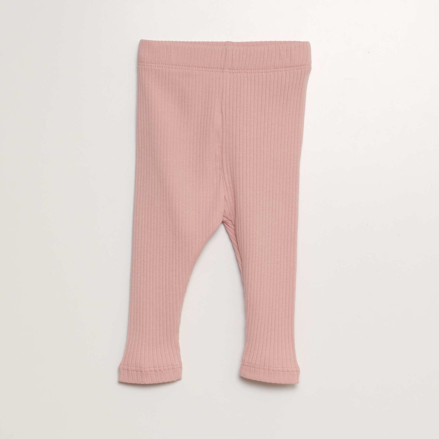 Pack de 2 leggings de canalé ROSA