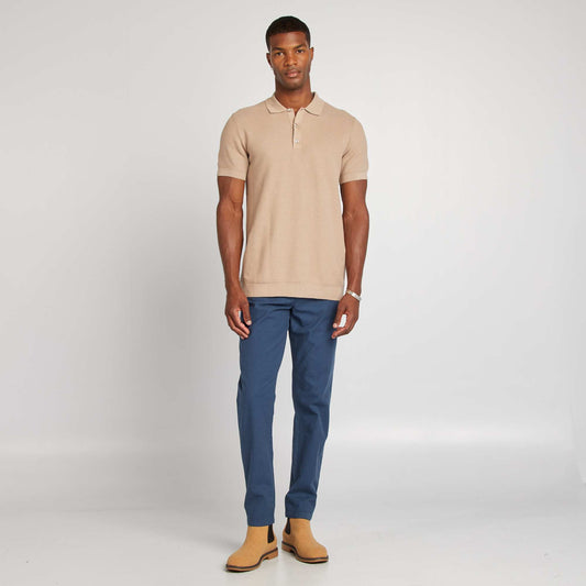 Pantalón chino slim AZUL