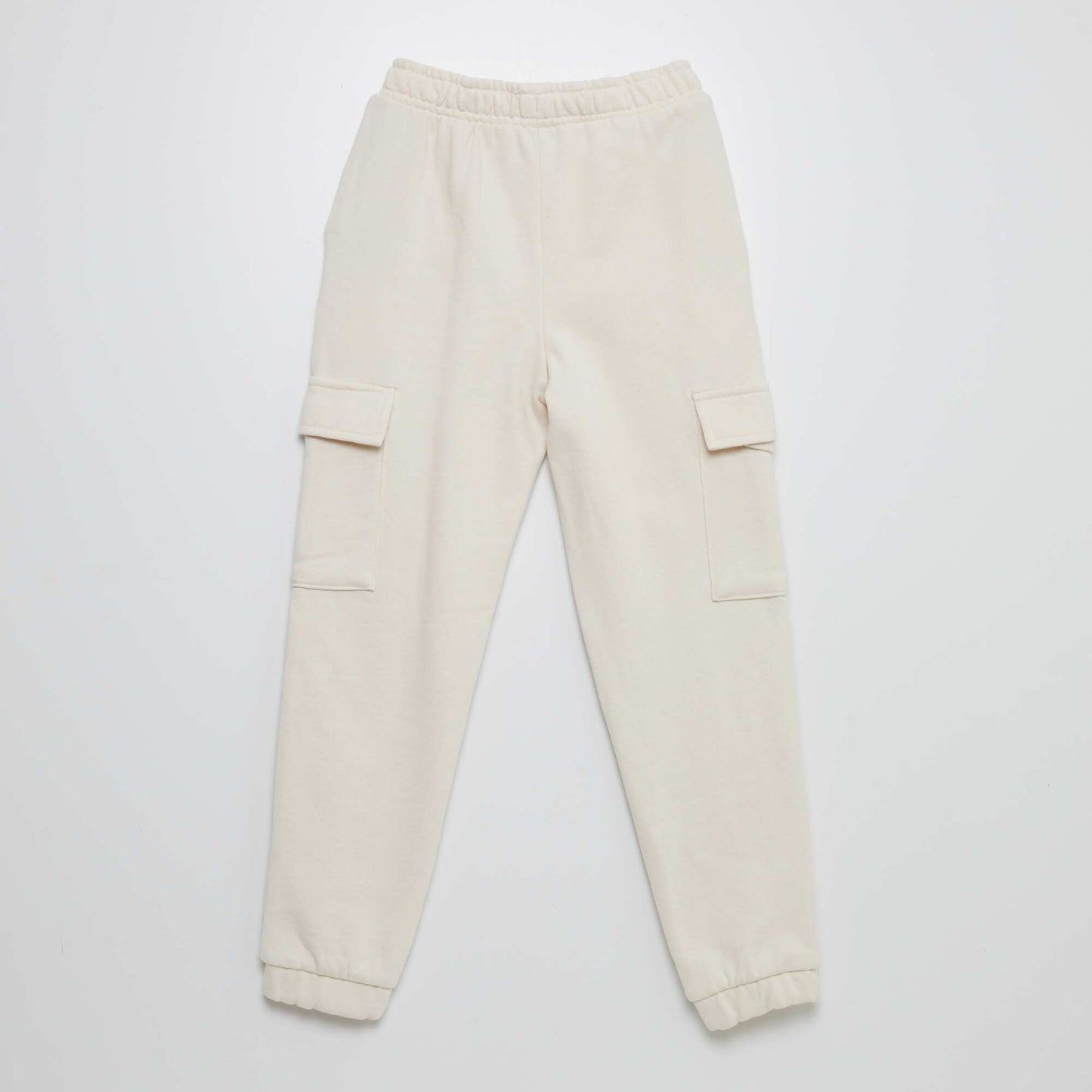 Pantalón de jogging de chándal con bolsillos BLANCO