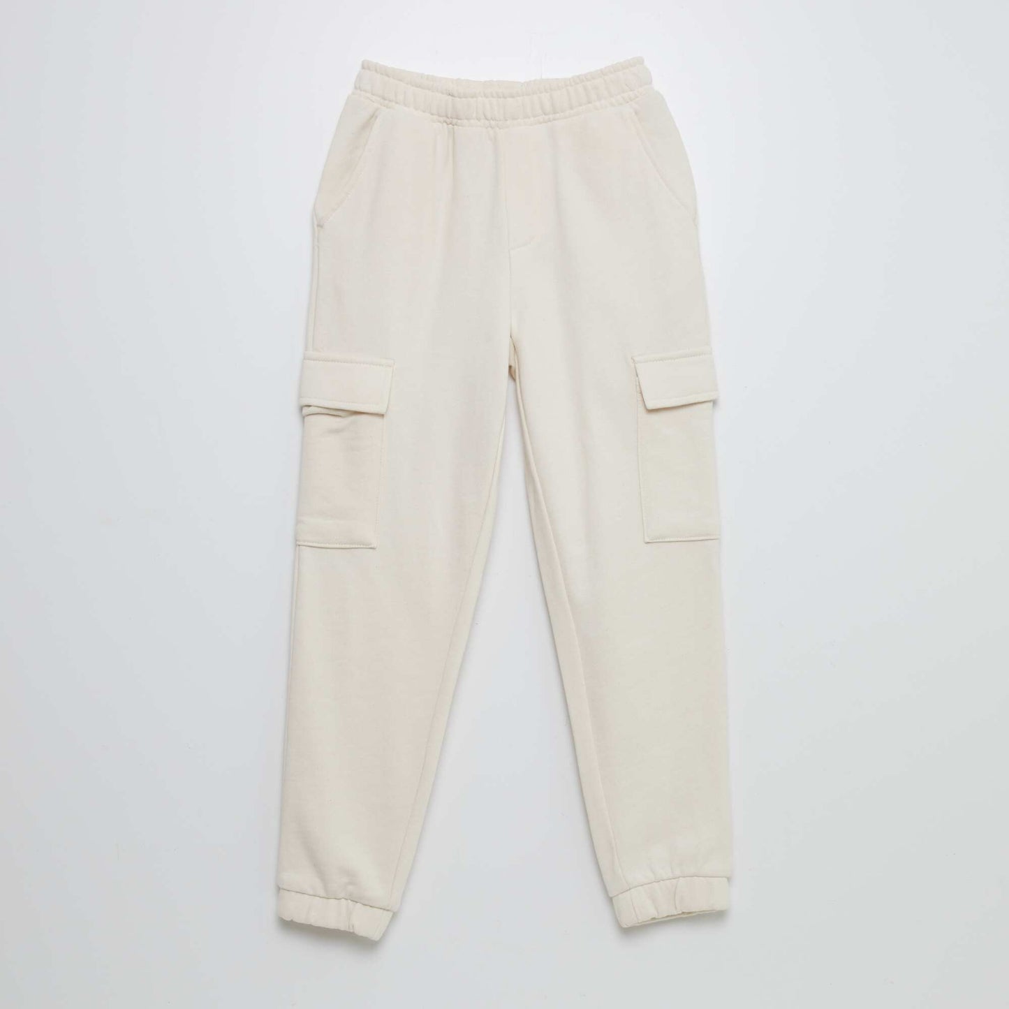 Pantalón de jogging de chándal con bolsillos BEIGE