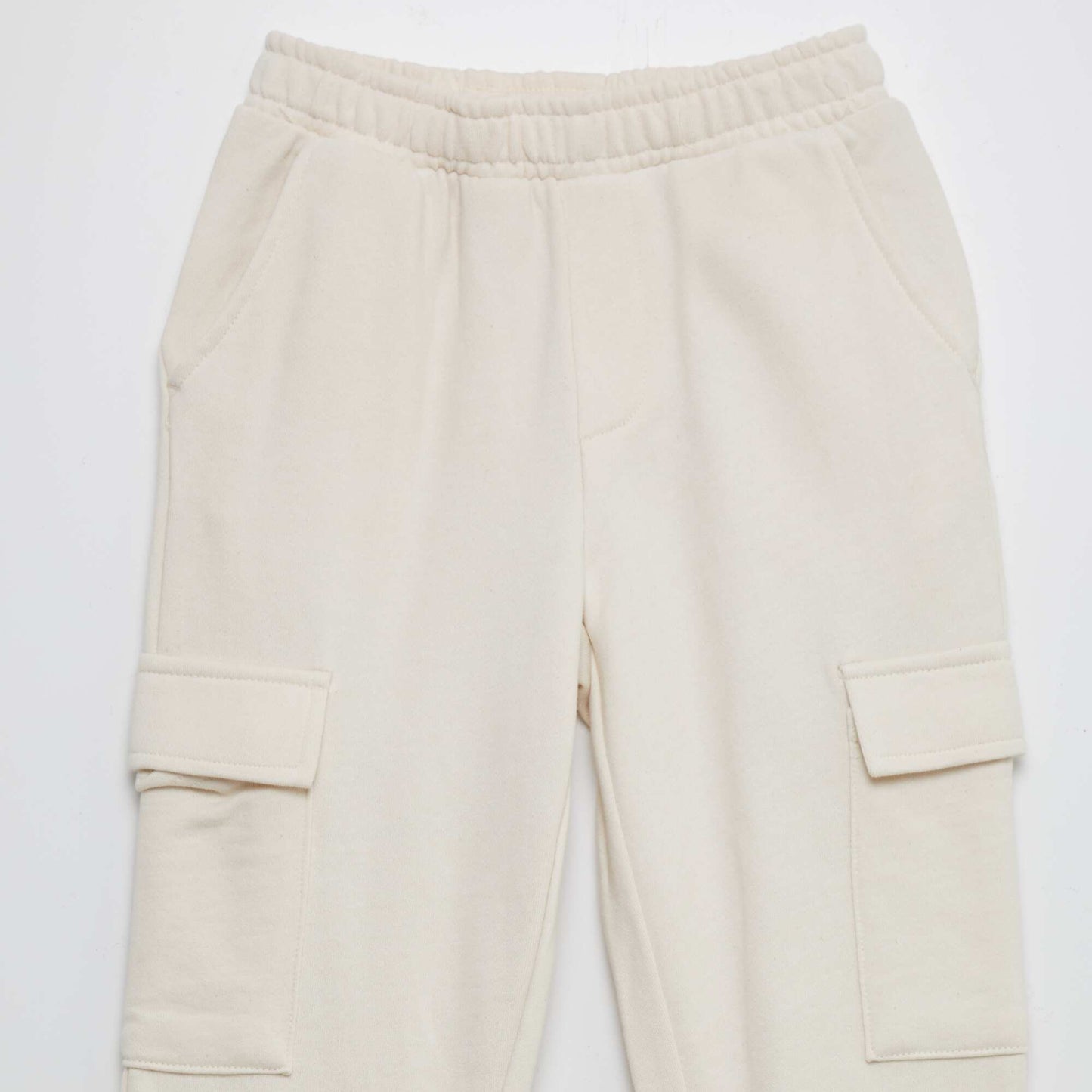 Pantalón de jogging de chándal con bolsillos BEIGE