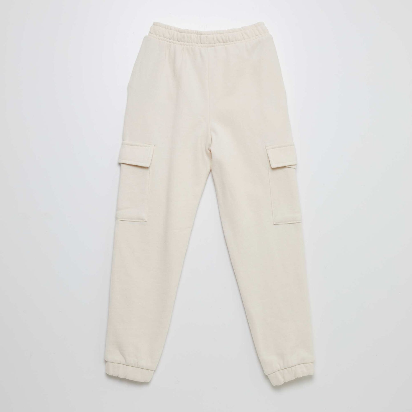 Pantalón de jogging de chándal con bolsillos BEIGE