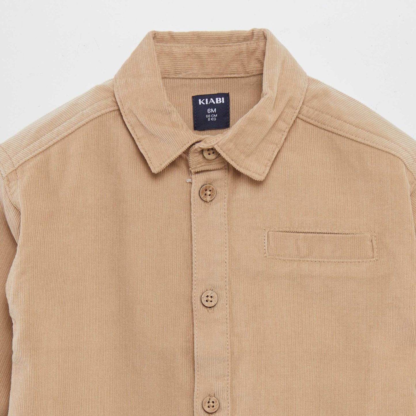 Camisa de pana BEIGE