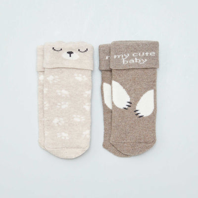 Pack de 2 pares de medias GRIS
