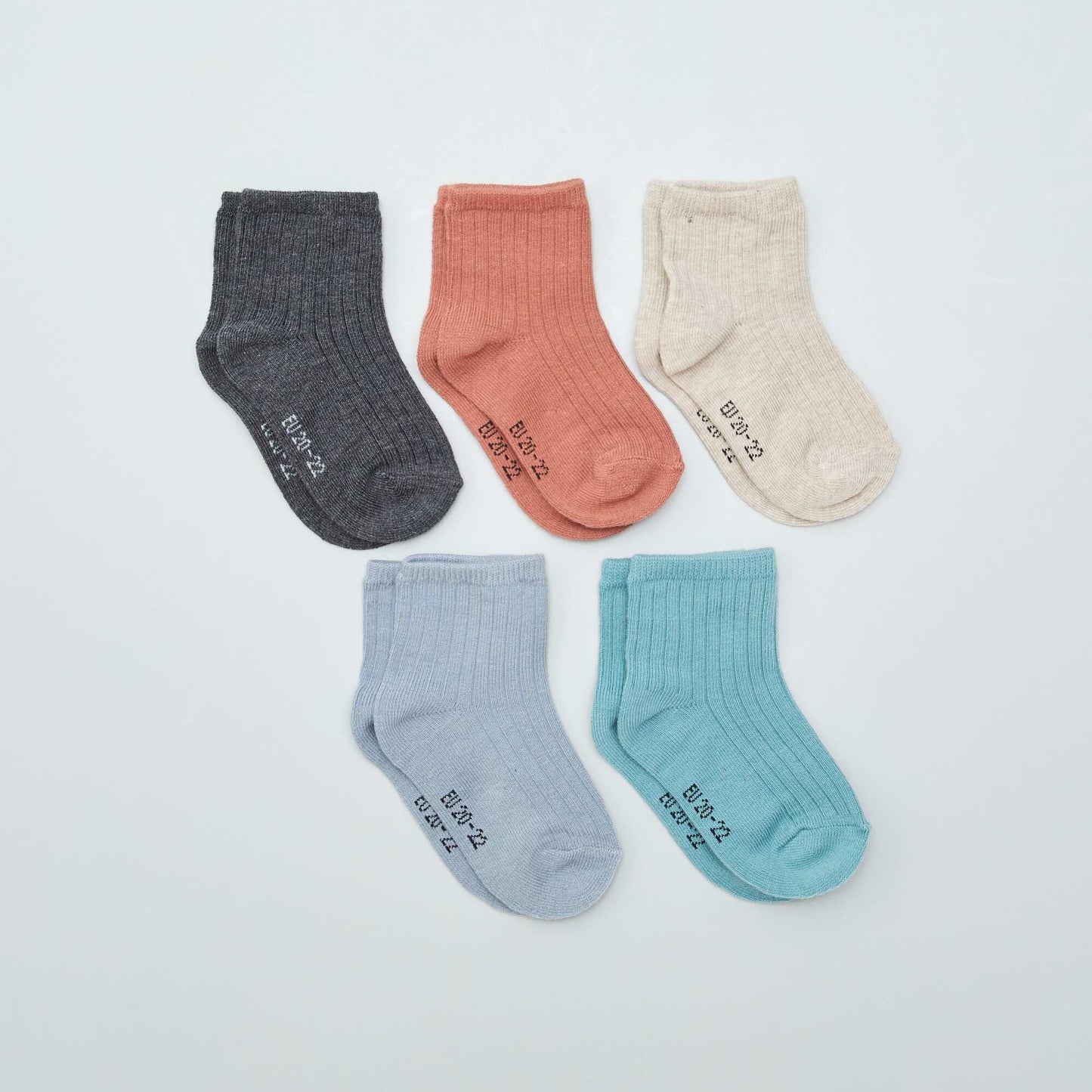 Pack de 3 pares de medias AZUL