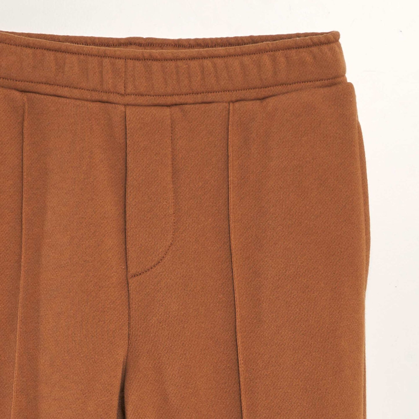 Pantalón de jogging de tejido de chándal MARRON