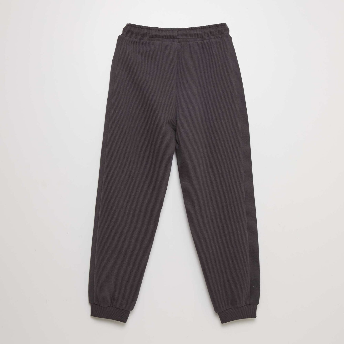 Pantalón de jogging de punto ottoman NEGRO