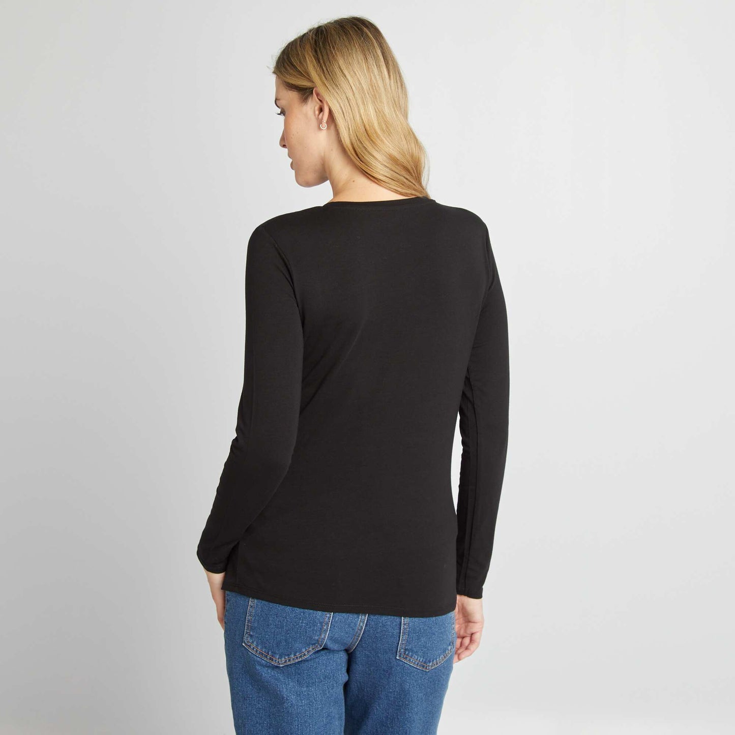 Camiseta de lactancia negro